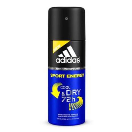 Adidas Sport Energy Masculino Desodorante Aerosol 150ml Menor preço em Adidas Sport Energy Masculino Desodorante Aerosol 150ml