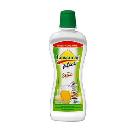 Adoçante Com Stevia Plus 80ml Lowçúcar Menor preço em Adoçante Com Stevia Plus 80ml Lowçúcar
