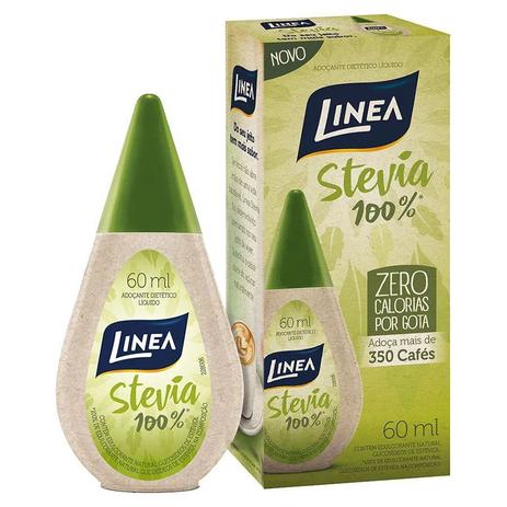 Adoçante de Stévia 60ml - Linea Menor preço em Adoçante de Stévia 60ml - Linea