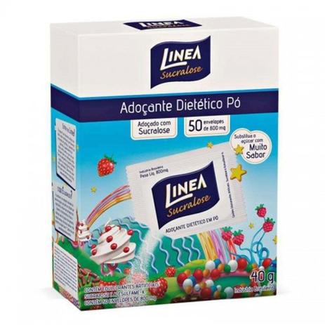 Adoçante Dietético Pó c/50 - Línea Menor preço em Adoçante Dietético Pó c/50 - Línea