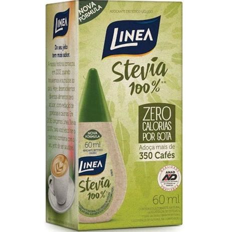 Adocante Liquido Stevia 60ml Linea Menor preço em Adocante Liquido Stevia 60ml Linea