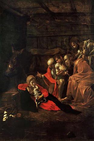 Adoração dos Pastores (1609) - Caravaggio - Tela 60x89 Para Quadro - Santhatela é boa?