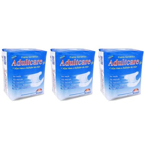 Adultcare Fralda Geriátrica G C/8 (Kit C/03) Menor preço em Adultcare Fralda Geriátrica G C/8 (Kit C/03)