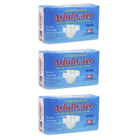 Adultcare Fralda Geriátrica M C/26 (Kit C/03) é boa?