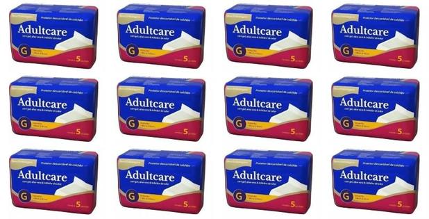 Adultcare Protetor Descartável De Colchão G C/5 (Kit C/12) Menor preço em Adultcare Protetor Descartável De Colchão G C/5 (Kit C/12)