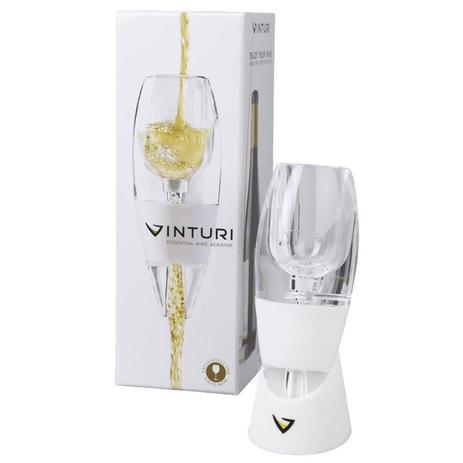 Aerador Vinho Decantador Magic Decanter Vinturi Essential Original Branco Menor preço em Aerador Vinho Decantador Magic Decanter Vinturi Essential Original Branco
