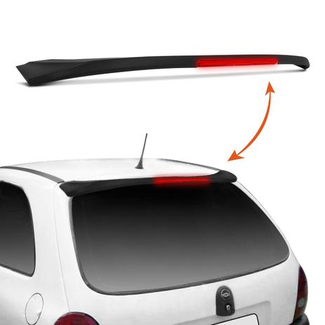 Menor preço em Aerofólio Corsa Hatch Ou Wagon 4 Portas 1994 A 2001 Com 30 Leds Modelo Original - Tg poli