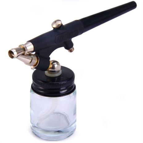 Aerografo dupla ação profissional 0.35mm+Mini Compressor de Ar GT54+GT55-W - Lorben Menor preço em Aerografo dupla ação profissional 0.35mm+Mini Compressor de Ar GT54+GT55-W - Lorben