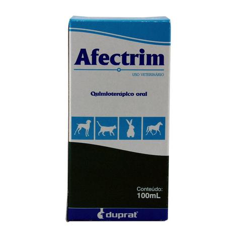 Afectrim Antibiótico Oral 100ml - Duprat Menor preço em Afectrim Antibiótico Oral 100ml - Duprat