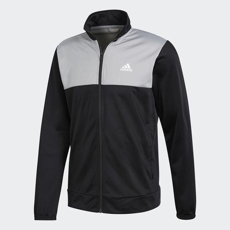 Agasalho Adidas Back2Basics Masculino - Preto/Cinza Menor preço em Agasalho Adidas Back2Basics Masculino - Preto/Cinza