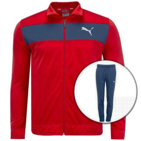 Agasalho Puma Techstripe Tricot Suit Masculino 581595-11 Menor preço em Agasalho Puma Techstripe Tricot Suit Masculino 581595-11