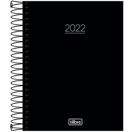 Agenda 2022 Tilibra Espiral Diária Pepper Preta Menor preço em Agenda 2022 Tilibra Espiral Diária Pepper Preta
