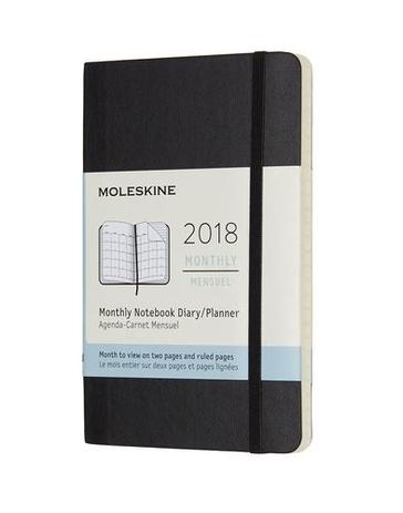 Agenda de Bolso 2018 - Mensal 12 Meses - Preta - Moleskine brasil Menor preço em Agenda de Bolso 2018 - Mensal 12 Meses - Preta - Moleskine brasil
