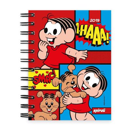 agenda escolar diaria mini turma da monica 2019 liquidação - Spiral Menor preço em agenda escolar diaria mini turma da monica 2019 liquidação - Spiral