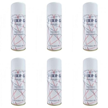Agima Fixing Fix Solto Hair Spray Normal 250ml (Kit C/06) Menor preço em Agima Fixing Fix Solto Hair Spray Normal 250ml (Kit C/06)