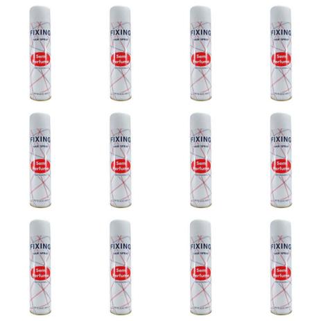Agima Fixing Hair Spray S/ Perfume 400ml (Kit C/12) Menor preço em Agima Fixing Hair Spray S/ Perfume 400ml (Kit C/12)