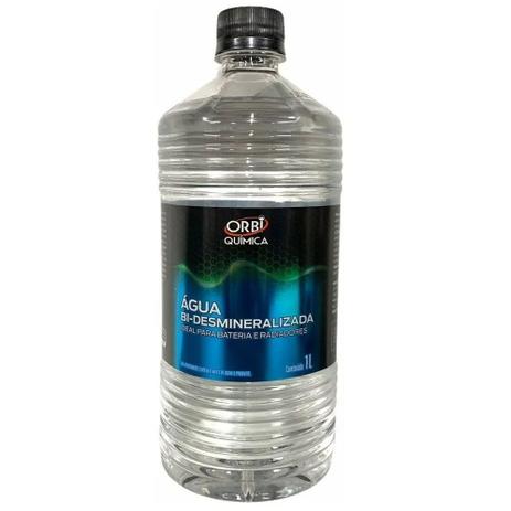 Agua Bi-Desmineralizada Para Baterias E Radiadores De 1 Litro - Oribi Quimica - Orbi Quimica Menor preço em Agua Bi-Desmineralizada Para Baterias E Radiadores De 1 Litro - Oribi Quimica - Orbi Quimica