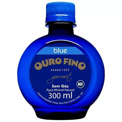Menor preço em Água mineral Ouro Fino Blue 300 ml - Azul sem gás