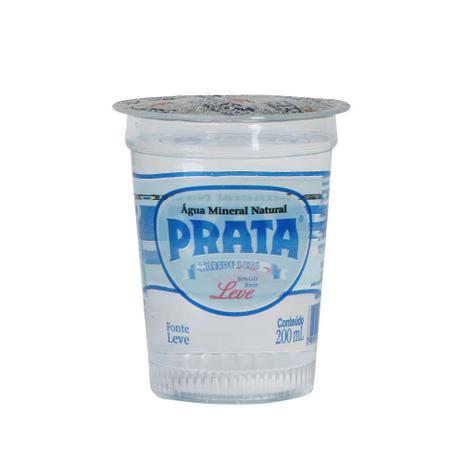 Água Mineral Prata Leve Sem Gás Copo 200ml Menor preço em Água Mineral Prata Leve Sem Gás Copo 200ml