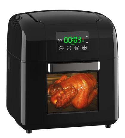 Airfryer Rotativa 110 Volts Fritadeira Sem Óleo Turbofryer Elétrica Oven Super - Marca: Voshi Menor preço em Airfryer Rotativa 110 Volts Fritadeira Sem Óleo Turbofryer Elétrica Oven Super - Marca: Voshi