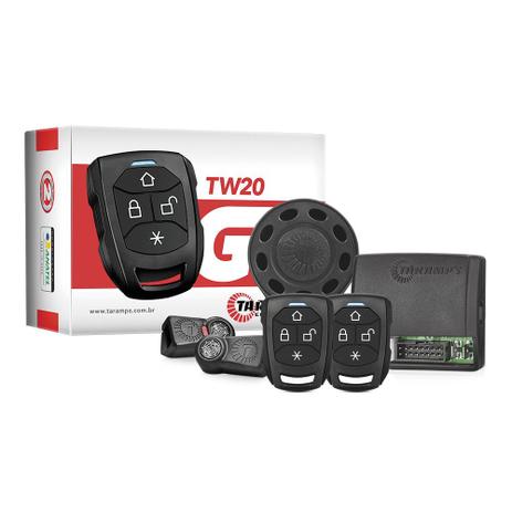 Alarme Automotivo Universal Taramps TW20 G3 com 2 controles - Taramps Menor preço em Alarme Automotivo Universal Taramps TW20 G3 com 2 controles - Taramps