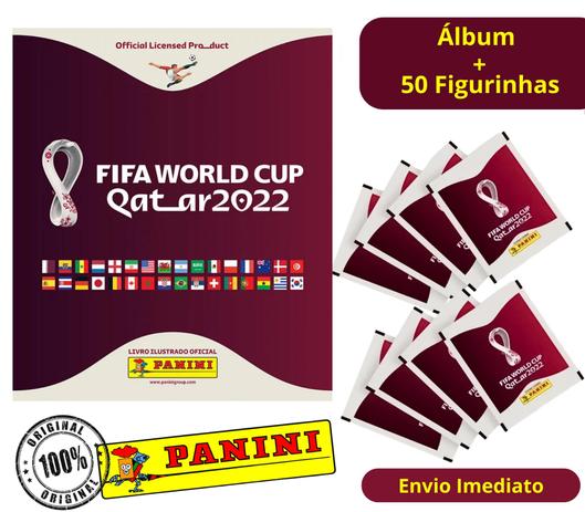 Album de Figurinhas da Copa do Mundo Qatar 2022 Oficial + 50 Figurinhas - Panini Menor preço em Album de Figurinhas da Copa do Mundo Qatar 2022 Oficial + 50 Figurinhas - Panini