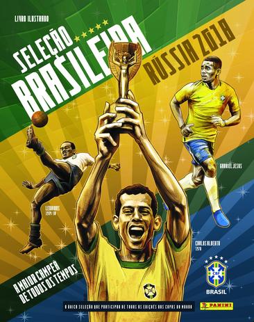 Álbum de Figurinhas Seleção Brasileira Rússia 2018 – A Maior Campeã de Todos os Tempos (Capa Dura com + 10 envelopes) é boa?