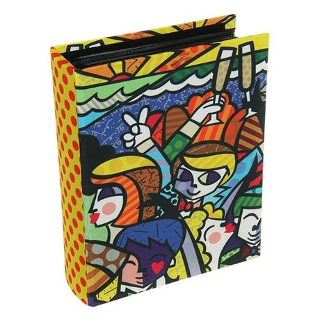 Álbum de Fotografias Romero Britto em Tecido 23x18x6cm - Trevisan Concept