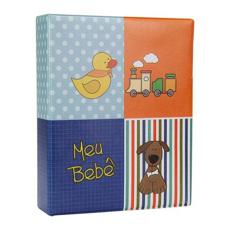 Álbum de Fotos Fichário Meu Bebê 500 Fotos 10x15 Azul - 173807 - Tudoprafoto Menor preço em Álbum de Fotos Fichário Meu Bebê 500 Fotos 10x15 Azul - 173807 - Tudoprafoto