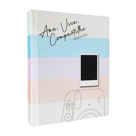 Álbum de Fotos Instax Scrapbook Mini 80 Fotos - Fujifilm Menor preço em Álbum de Fotos Instax Scrapbook Mini 80 Fotos - Fujifilm