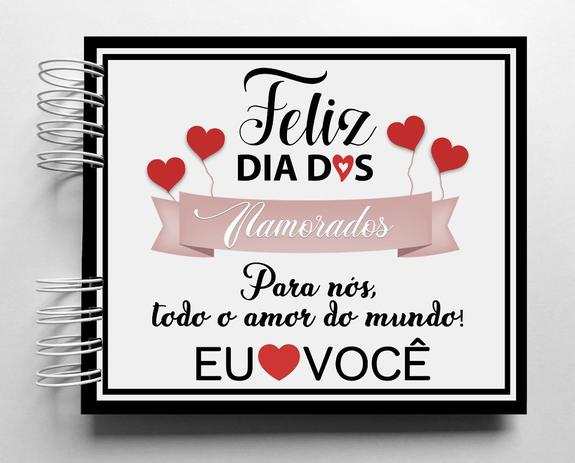 Album De Fotos Scrapbook Feliz Dia Dos Namorados 15 7x18 5cm Presente Namorados Viva O Amor Album De Fotos Magazine Luiza
