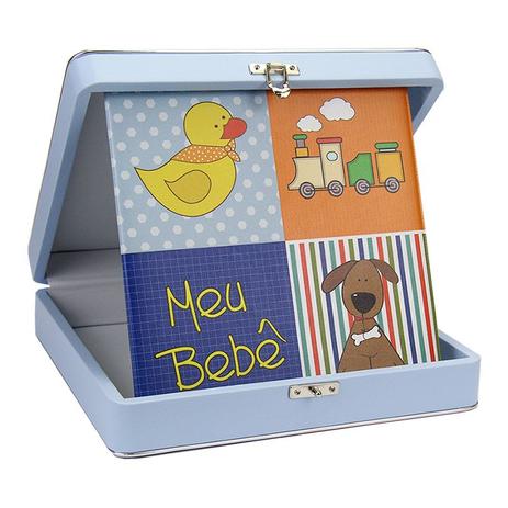 Álbum Fotográfico Diário do Bebê 100 Fotos 20x25 Azul - 78483 - Tudoprafoto Menor preço em Álbum Fotográfico Diário do Bebê 100 Fotos 20x25 Azul - 78483 - Tudoprafoto