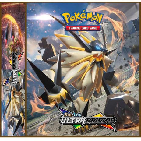 Álbum Pasta Tipo Fichário Pokémon - Golpe Fusão em Promoção na