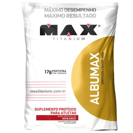 Albumax - 500g - max titanium Menor preço em Albumax - 500g - max titanium