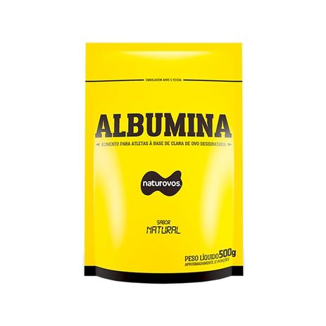 Albumina 500g naturovos - natural Menor preço em Albumina 500g naturovos - natural