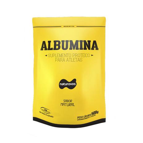 Albumina 500g Naturovos - Sem sabor Menor preço em Albumina 500g Naturovos - Sem sabor