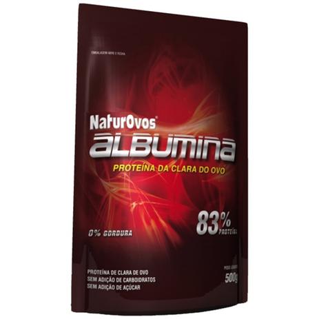 Albumina 500g - Naturovos Menor preço em Albumina 500g - Naturovos