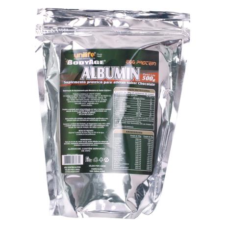 Albumina - Albumin Egg Protein Sabor Chocolate 500g - Unilife Menor preço em Albumina - Albumin Egg Protein Sabor Chocolate 500g - Unilife