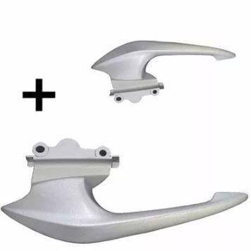 Alca Banco Traseira Cb 300 Aluminio Cinza Par - Awa Menor preço em Alca Banco Traseira Cb 300 Aluminio Cinza Par - Awa