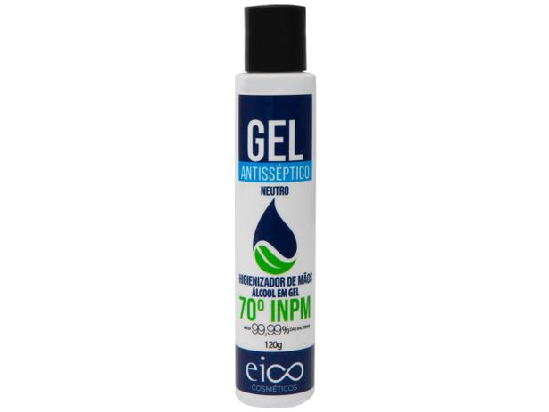 Álcool em Gel 70% de Bolsa Antisséptico Neutro - 120g Eico Cosméticos