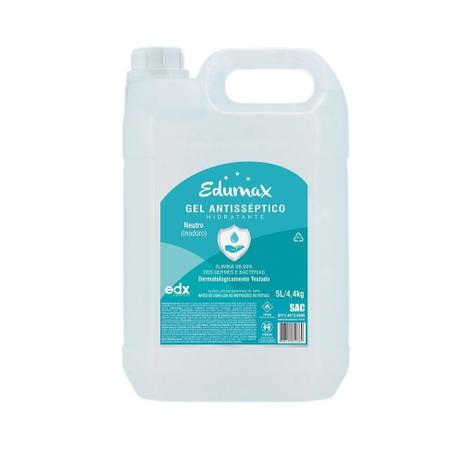 Alcool em Gel Antisseptico para Maos 70% 5L 1 UN Edumax Menor preço em Alcool em Gel Antisseptico para Maos 70% 5L 1 UN Edumax