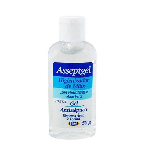 Álcool em Gel Asseptgel Para Mãos Cristal 52g Menor preço em Álcool em Gel Asseptgel Para Mãos Cristal 52g