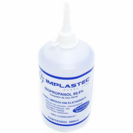Alcool isopropilico 250 ml c/ dosador - Implastec Menor preço em Alcool isopropilico 250 ml c/ dosador - Implastec