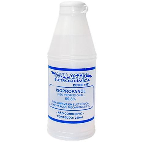 Alcool Isopropilico 250ml Com Bico Implastec Menor preço em Alcool Isopropilico 250ml Com Bico Implastec