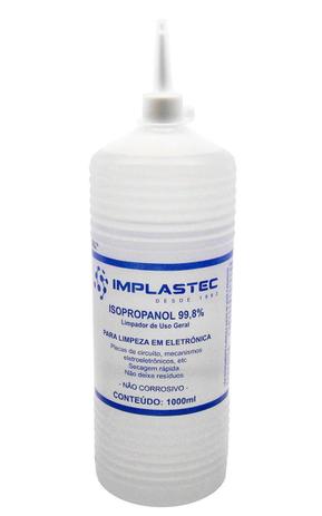 Álcool Isopropílico Isopropanol Implastec Garrafa 1 Litro Menor preço em Álcool Isopropílico Isopropanol Implastec Garrafa 1 Litro