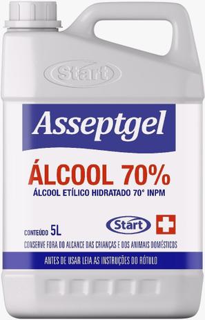 Álcool Liquido 70% Start Asseptgel 5l Loja Limpeza Hospital é boa?