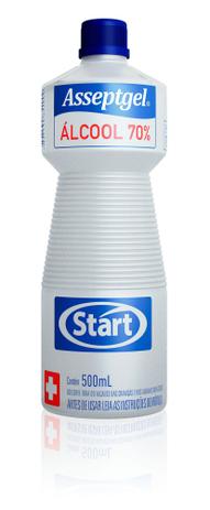 Alcool liquido asseptgel 70% start - 500 ml - cod 854000 Menor preço em Alcool liquido asseptgel 70% start - 500 ml - cod 854000