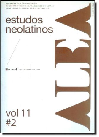 Alea - Estudos Neolatinos - Vol.11 - N.2 - 7 letras Menor preço em Alea - Estudos Neolatinos - Vol.11 - N.2 - 7 letras