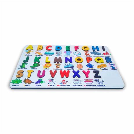 Alfabeto e Números Ilustrado - Brinquedo Educativo Pedagógico - Ateliê da Decoração Menor preço em Alfabeto e Números Ilustrado - Brinquedo Educativo Pedagógico - Ateliê da Decoração