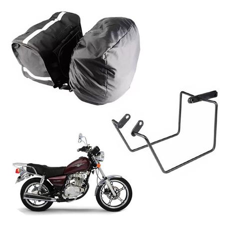 Alforge Nylon C/capa + Afastador Suzuki Intruder 125 - Ja alforges Menor preço em Alforge Nylon C/capa + Afastador Suzuki Intruder 125 - Ja alforges